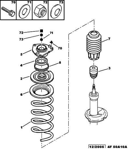 PEUGEOT 5038 28 - Üst Strut Montajı furqanavto.az