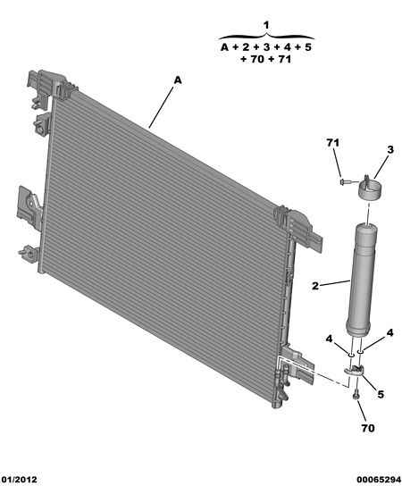 MAZDA 6455 FK - CARTRIDGE DRYING KIT furqanavto.az