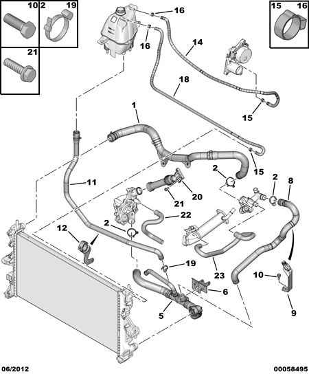 PEUGEOT 0324 80 - HEX HEAD CAPSCREW furqanavto.az