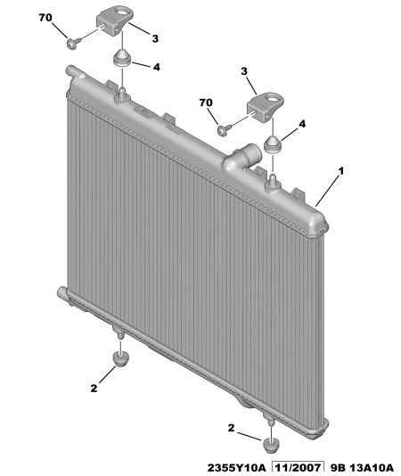 PEUGEOT (DF-PSA) 1330.Y6 - Radiator, mühərrikin soyudulması furqanavto.az