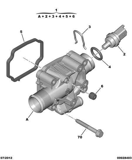 PEUGEOT 1338 F4 - Termostat, soyuducu furqanavto.az