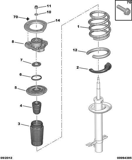 FIAT 16 076 909 80 - Üst Strut Montajı furqanavto.az