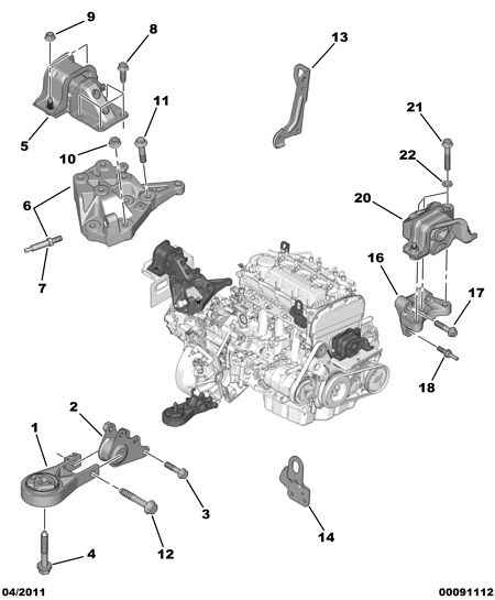 Gehl 1821 30 - ENGINE MOUNTING BRACKET furqanavto.az