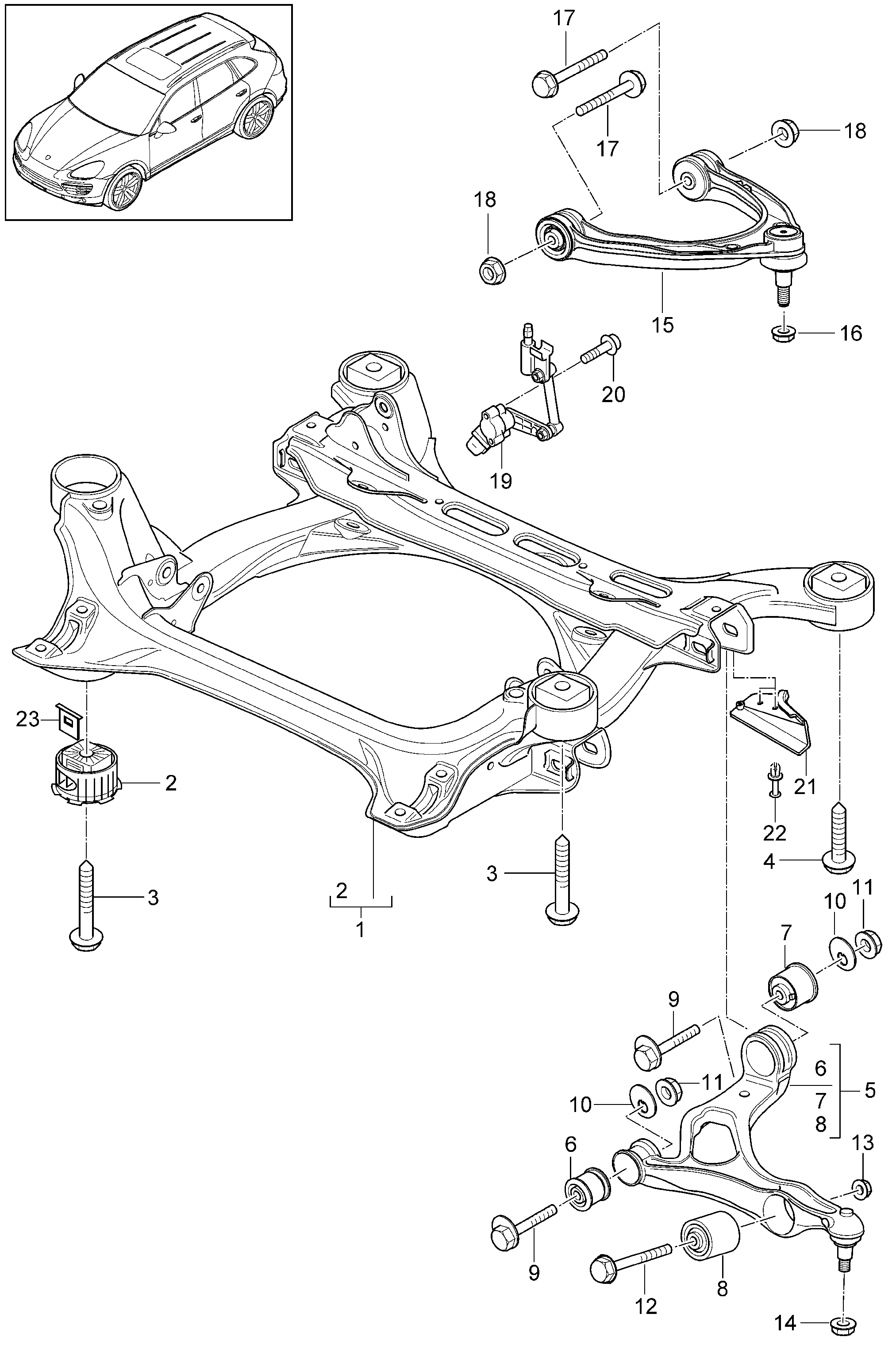 VAG 95834105300 - Yolun idarəedici qolu furqanavto.az