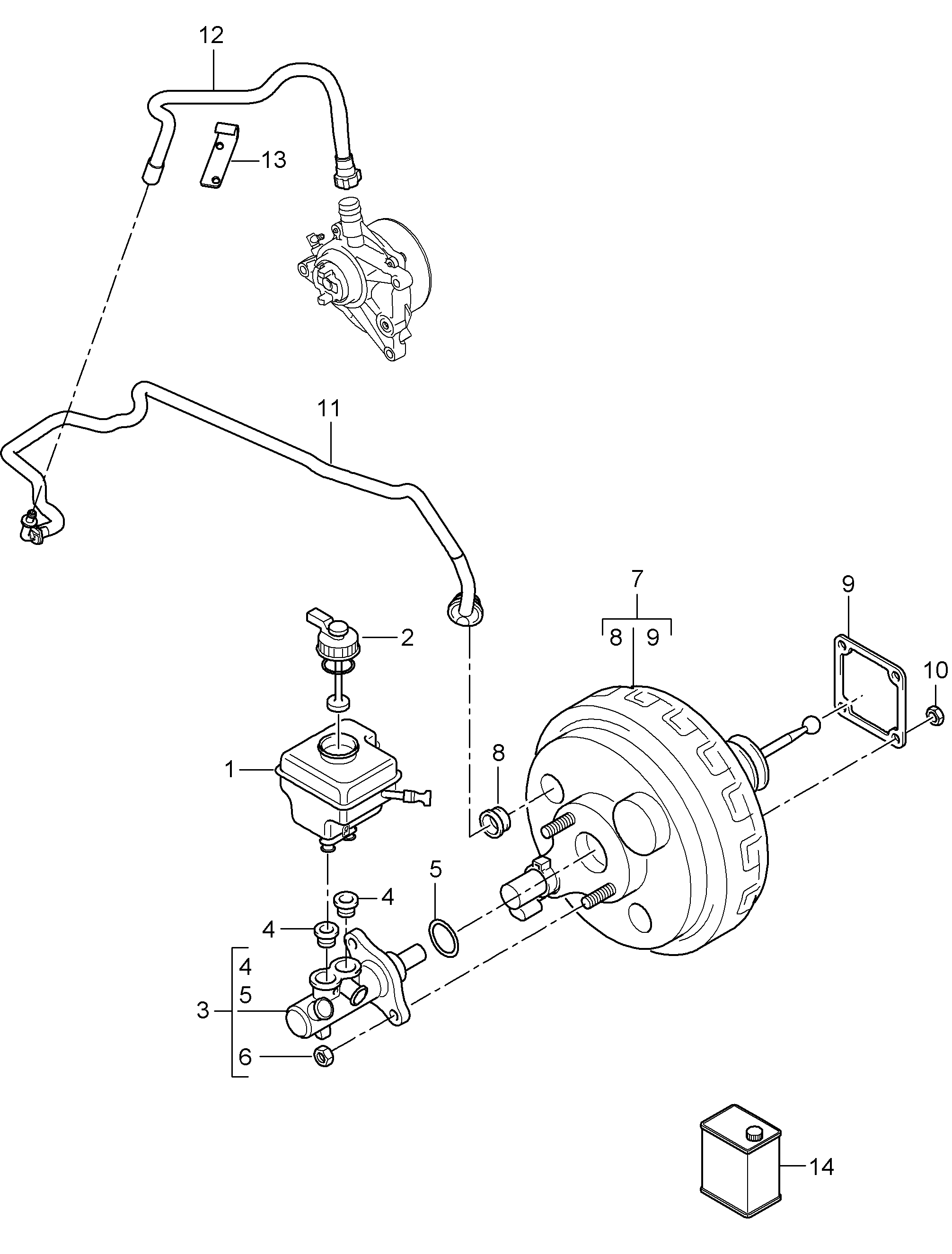 Porsche 95535501510 - Əyləc Baş Silindr www.furqanavto.az