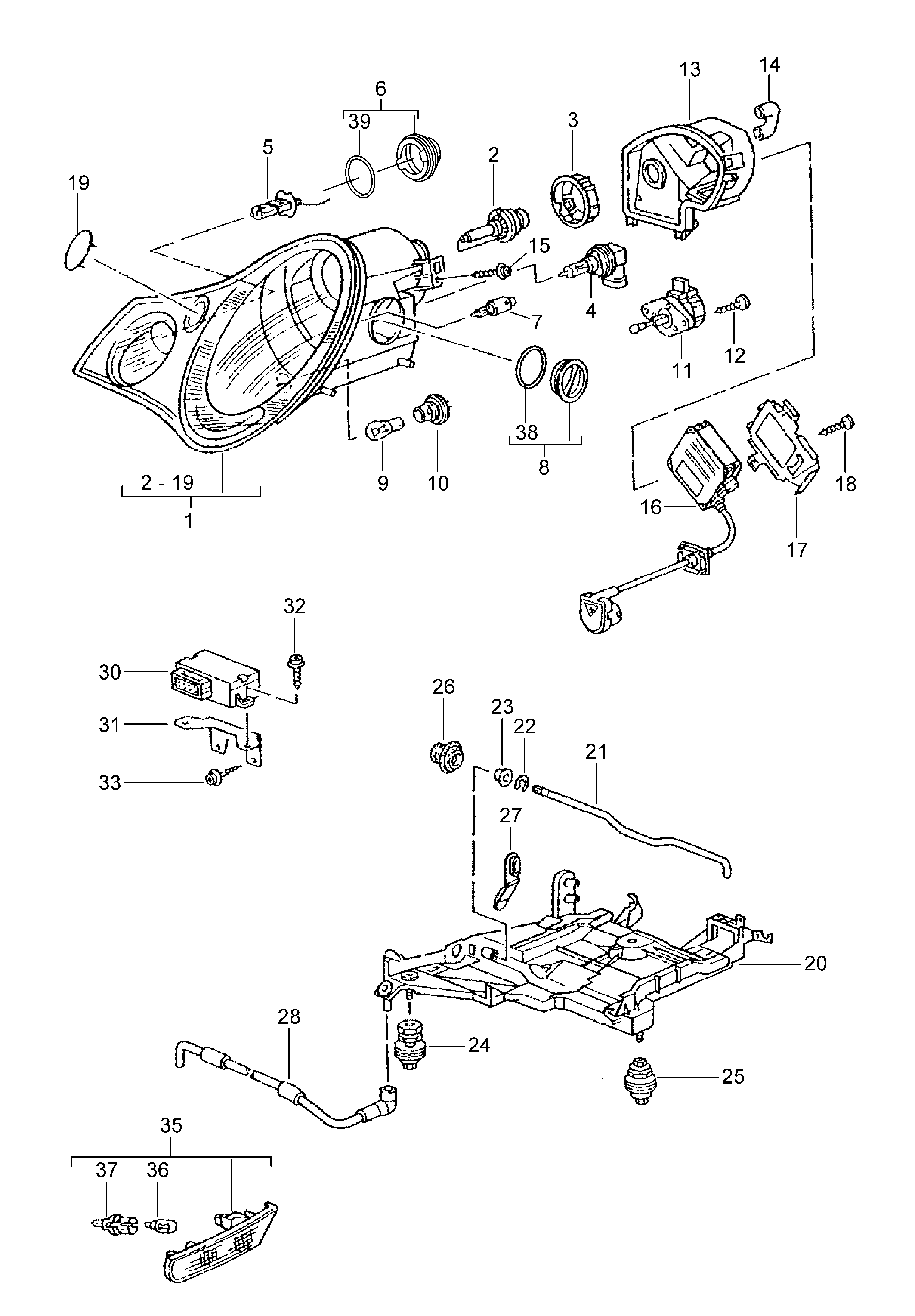 Porsche 900 631 126 90 - Lampa, duman işığı furqanavto.az