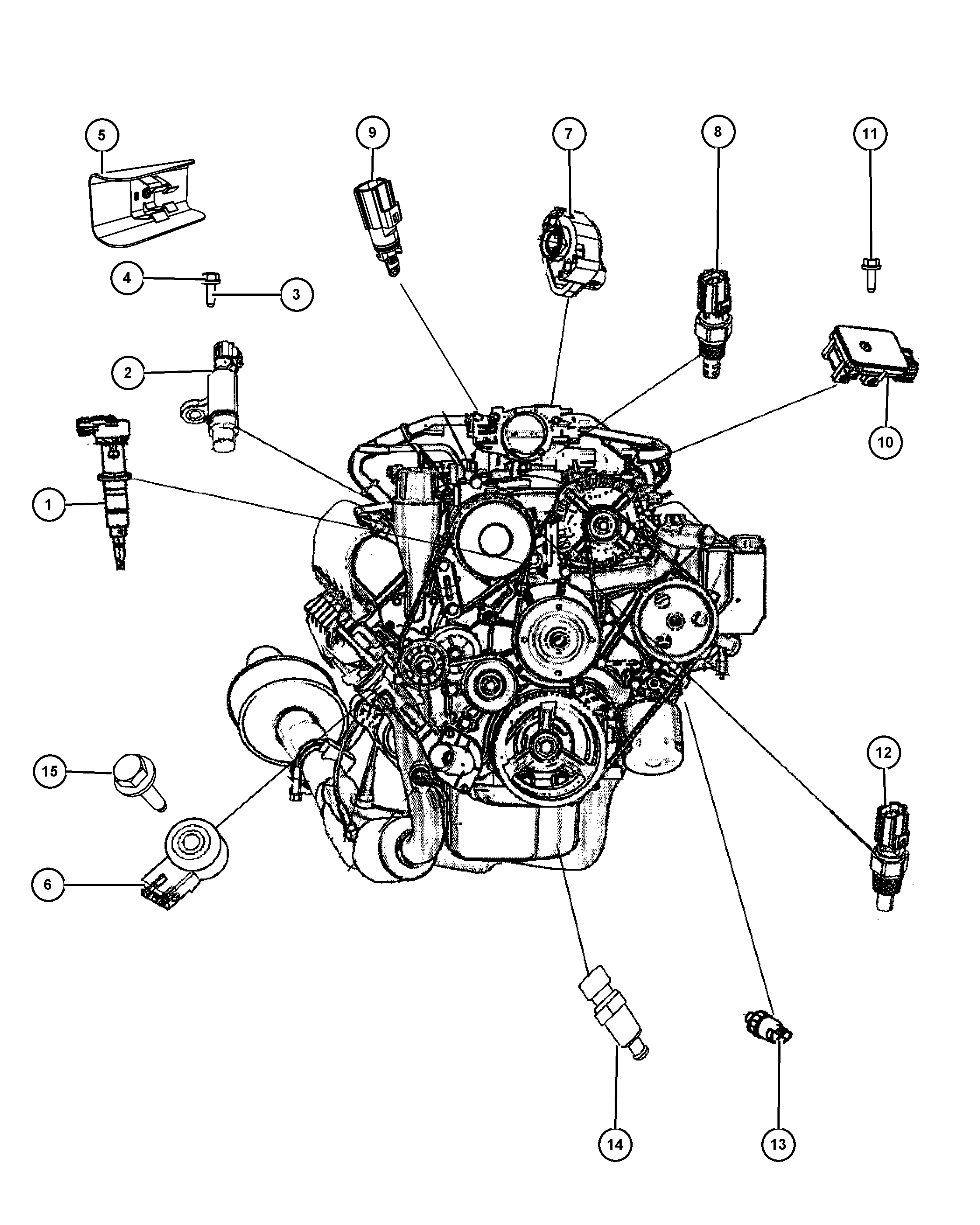 Dodge 5033 316AA - Tıqqılma Sensoru furqanavto.az