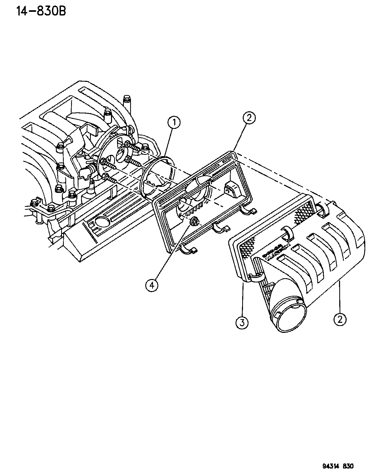 Chrysler 5304 0025 - Hava filtri furqanavto.az