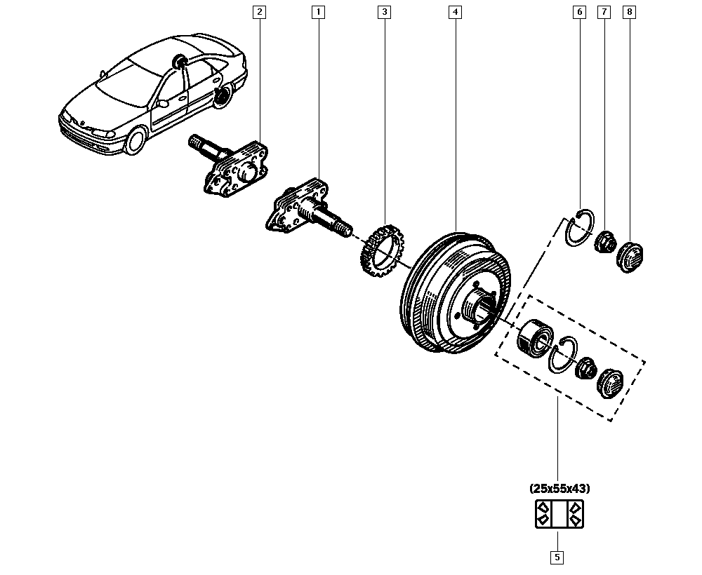 BorgWarner (BERU) 7700840711 - Xəbərdarlıq Kontakt, əyləc padinin aşınması furqanavto.az