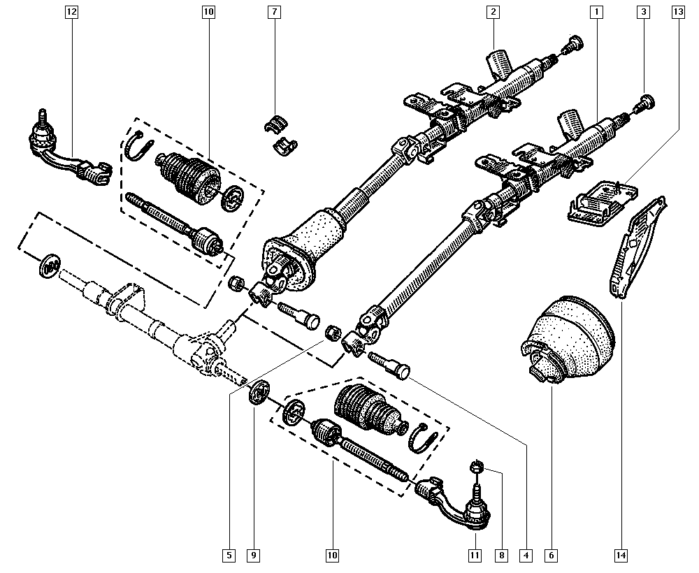 RENAULT 60 00 022 721 - Bağlama çubuğunun sonu furqanavto.az