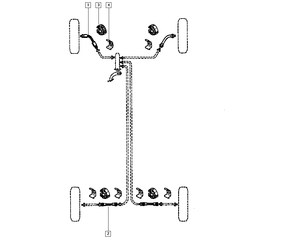 RENAULT 7701069947 - Əyləc şlanqı furqanavto.az