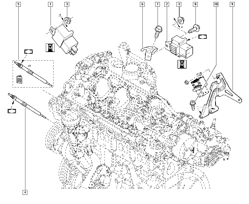 FIAT 9640469680 - İdarə Bölməsi, işıqlandırma şamı sistemi furqanavto.az