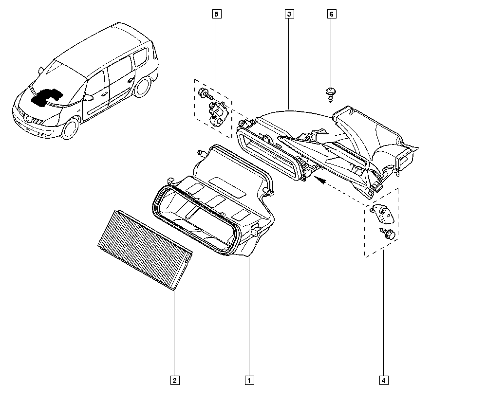 RENAULT TRUCKS 77 01 056 390 - Filtr, daxili hava furqanavto.az