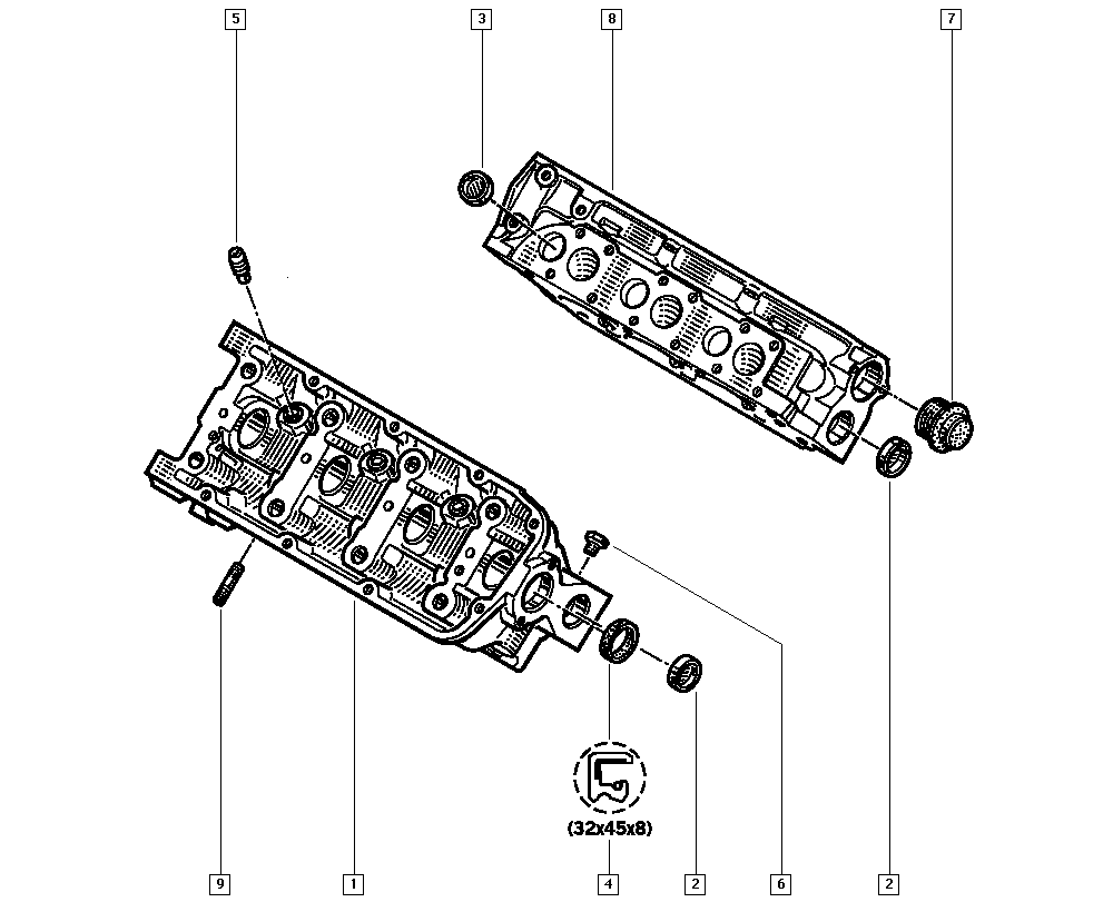 VW 7700737124 - Cylinder head - valve rocker cover furqanavto.az