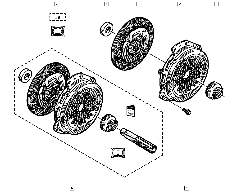 RENAULT 77 11 135 431 - Debriyaj dəsti furqanavto.az