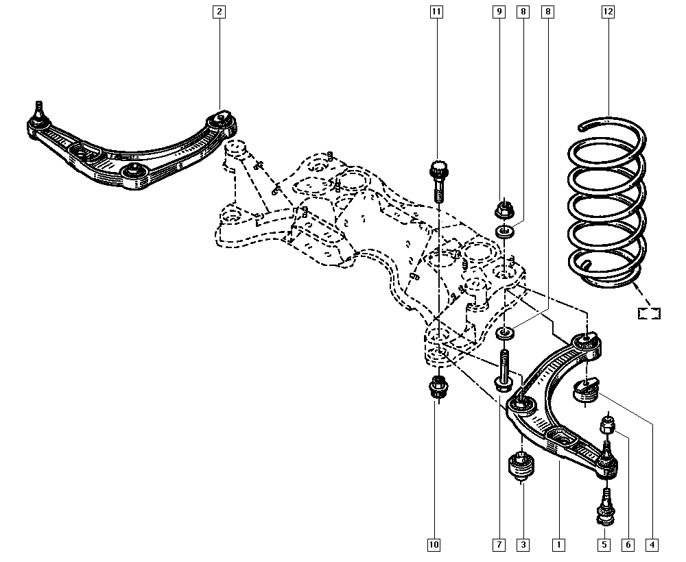 RENAULT 77 00 806 239 - Nəzarət Kolu / Arxa Qol furqanavto.az