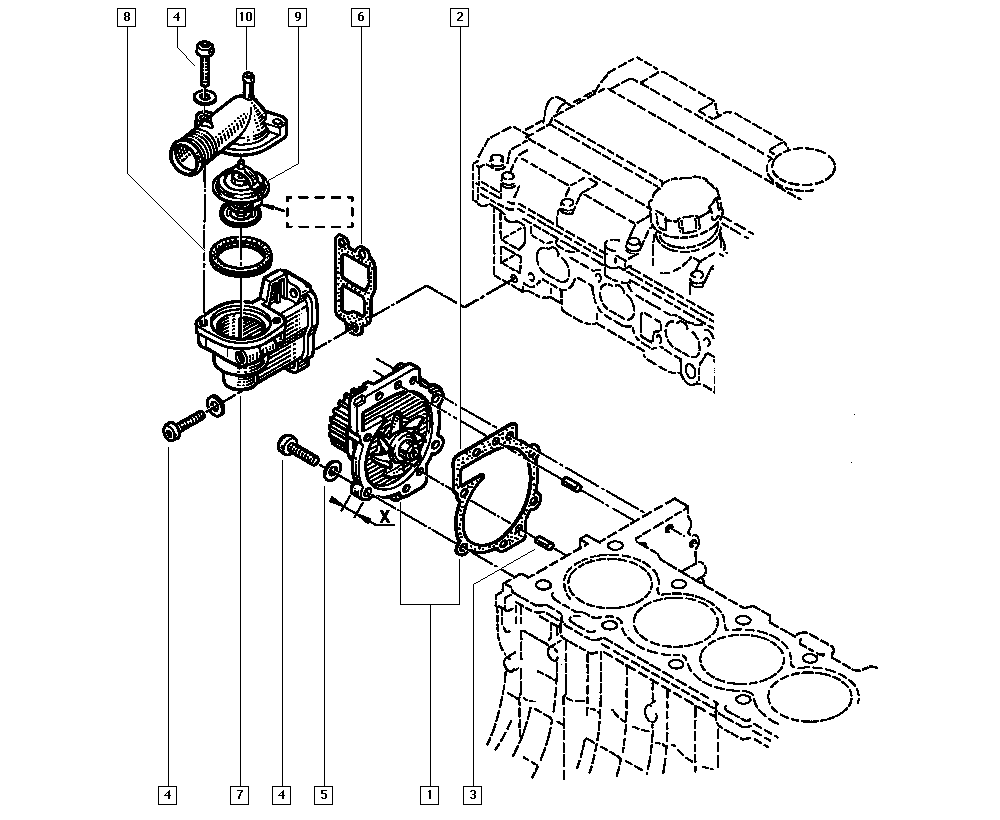 DACIA 7438610035 - Su nasosu furqanavto.az