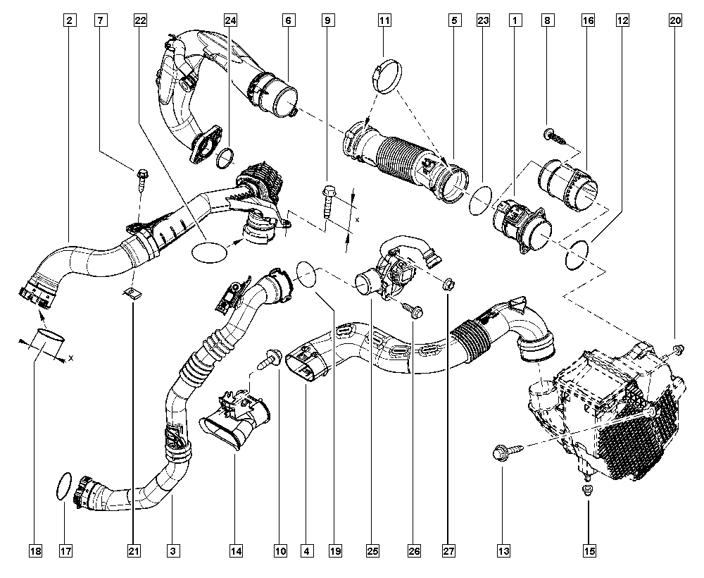 RENAULT 82 00 454 482 - Sensor, giriş havasının temperaturu furqanavto.az