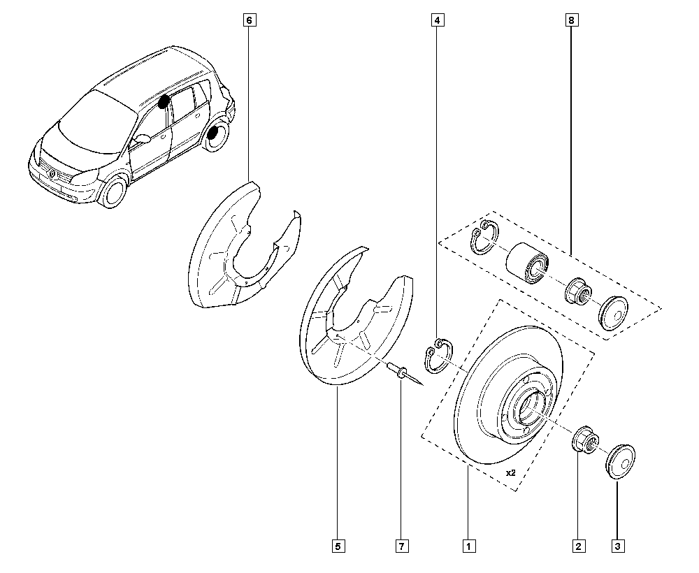 RENAULT 7701207898 - Əyləc Diski furqanavto.az