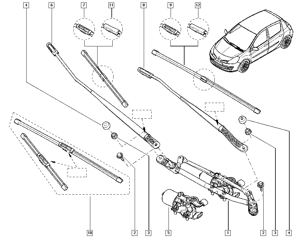 RENAULT 288908041R - Sülən Bıçağı furqanavto.az