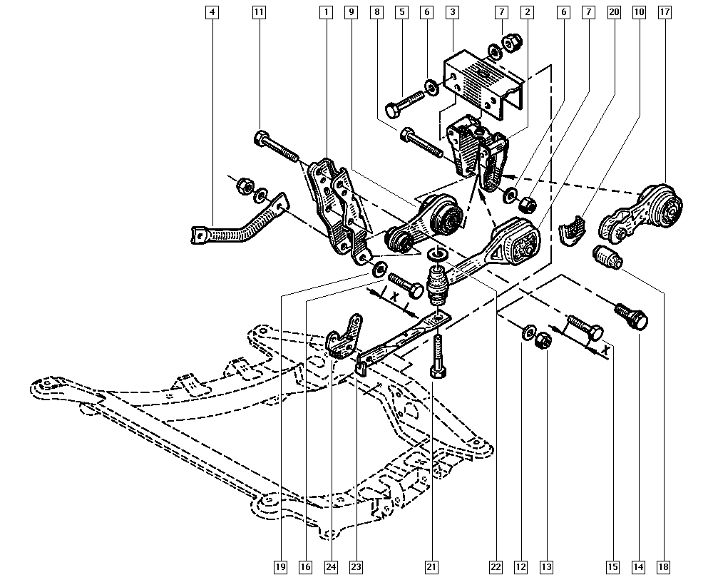 RENAULT TRUCKS 82 00 493 821 - Tutacaq, mühərrik montajı furqanavto.az