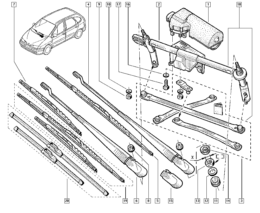 RENAULT 77 11 210 132 - Sülən Bıçağı furqanavto.az