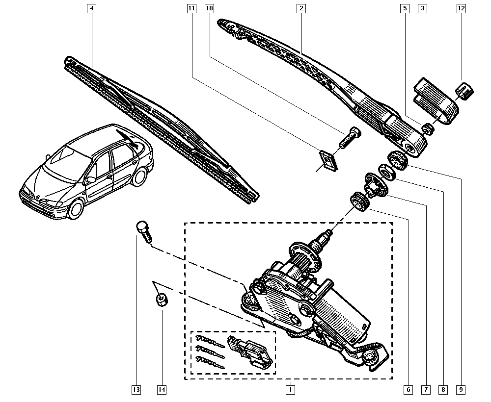 RENAULT 77 11 171 940 - Sülən Bıçağı furqanavto.az