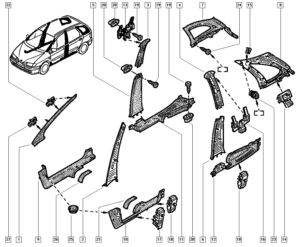 RENAULT TRUCKS 7700432266 - Kabel, dayanacaq əyləci furqanavto.az