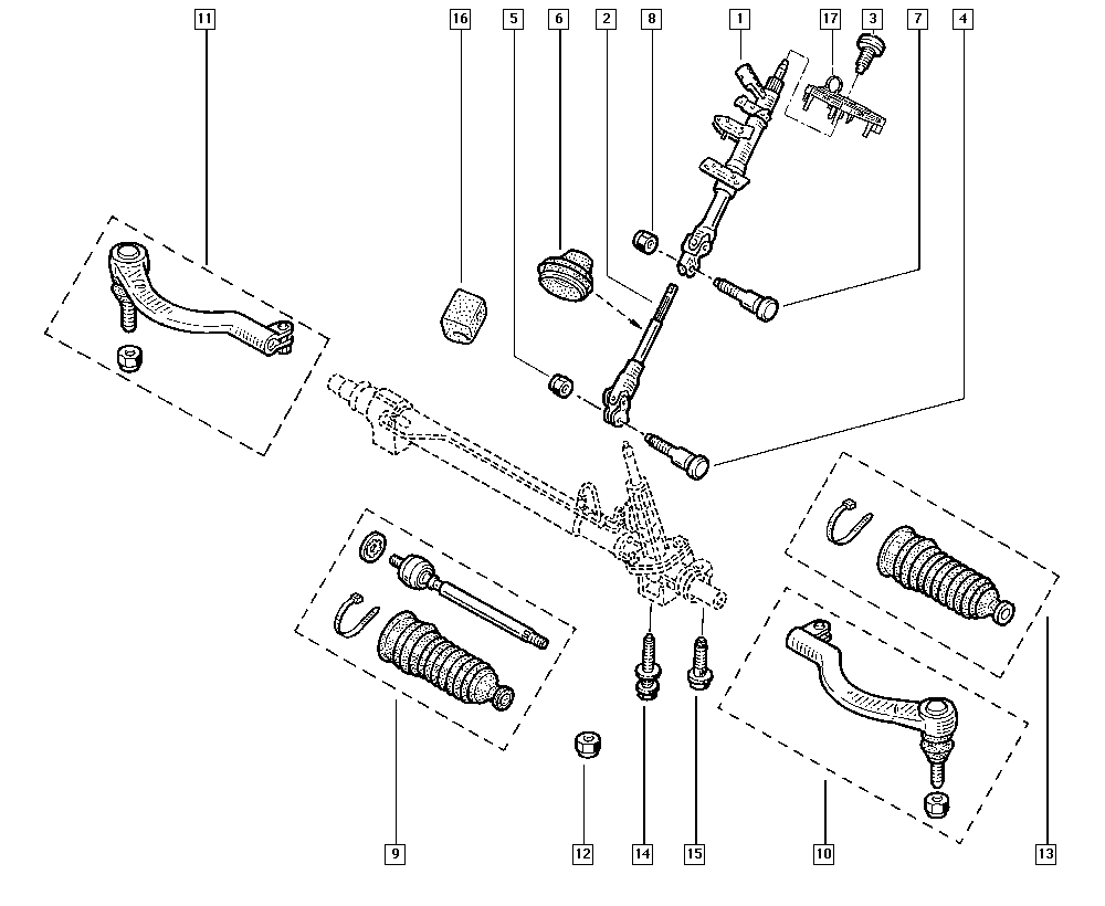 DACIA 77 01 470 361 - Körük, sükan furqanavto.az