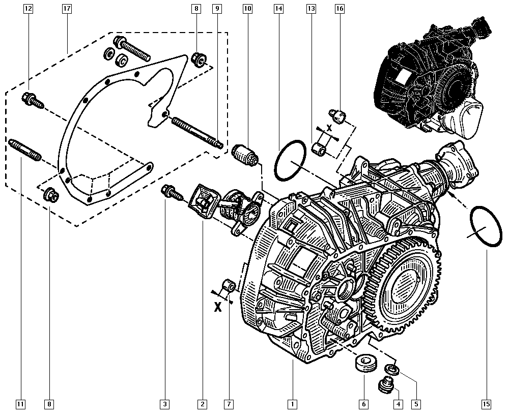 DACIA 77 00 107 635 - Mərkəzi Qullu Silindr, mufta furqanavto.az