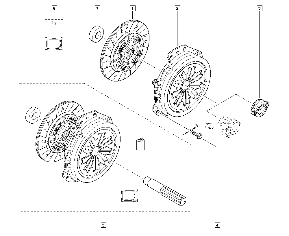 RENAULT 30 20 583 24R - Debriyaj dəsti furqanavto.az