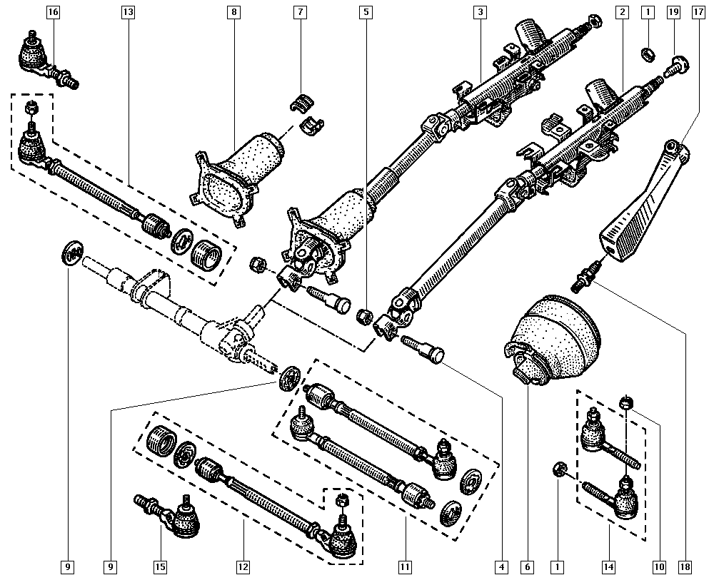 RENAULT 77 01 467 237* - Bağlama çubuğu furqanavto.az