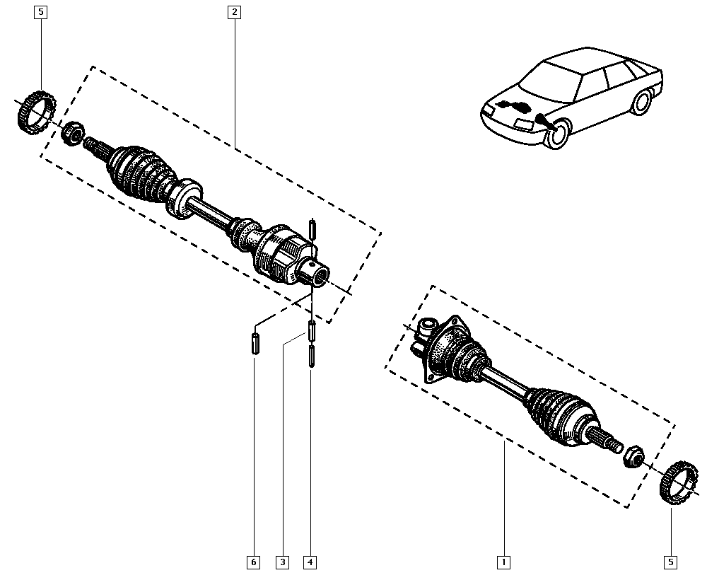 Rover 7701351484 - Sürücü mili furqanavto.az