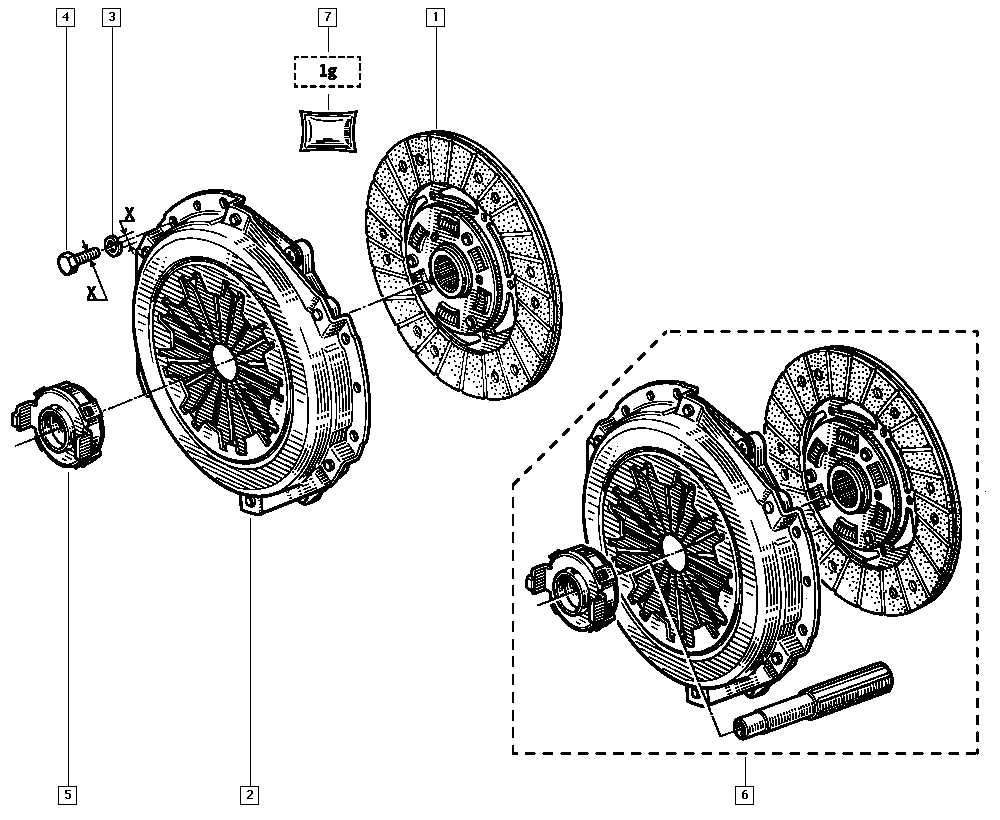 RENAULT 77 11 130 000 - Debriyaj təzyiq lövhəsi furqanavto.az