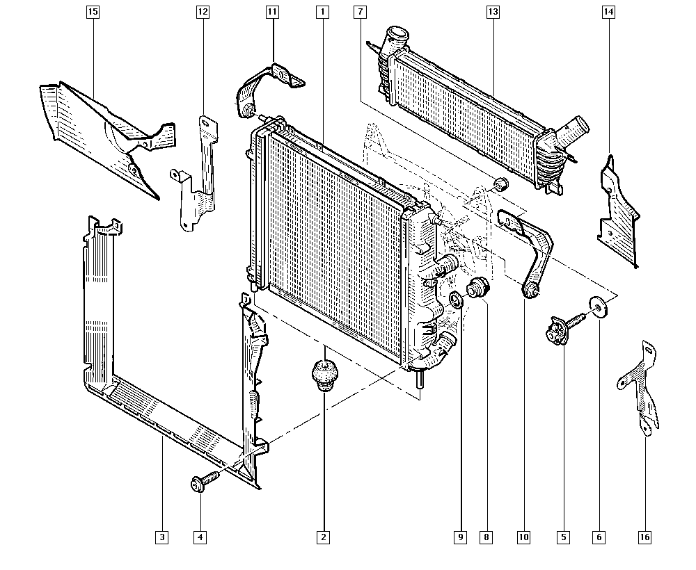 RENAULT 82 00 240 818 - Radiator, mühərrikin soyudulması furqanavto.az