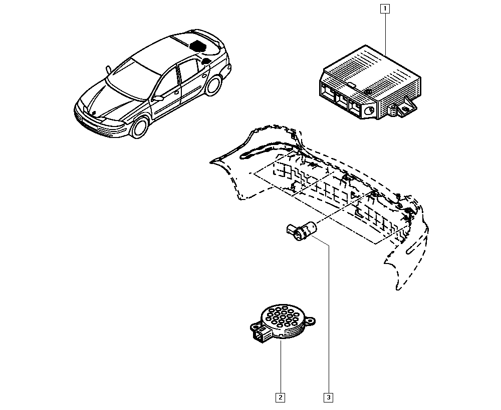 RENAULT TRUCKS 82 00 049 263 - Sensor, parkinq köməkçisi furqanavto.az