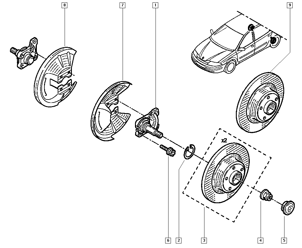 RENAULT 8200655249 - Əyləc Diski furqanavto.az