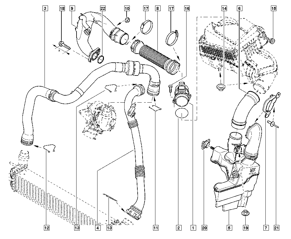 RENAULT 8200682558 - Hava Kütləsi Sensoru furqanavto.az