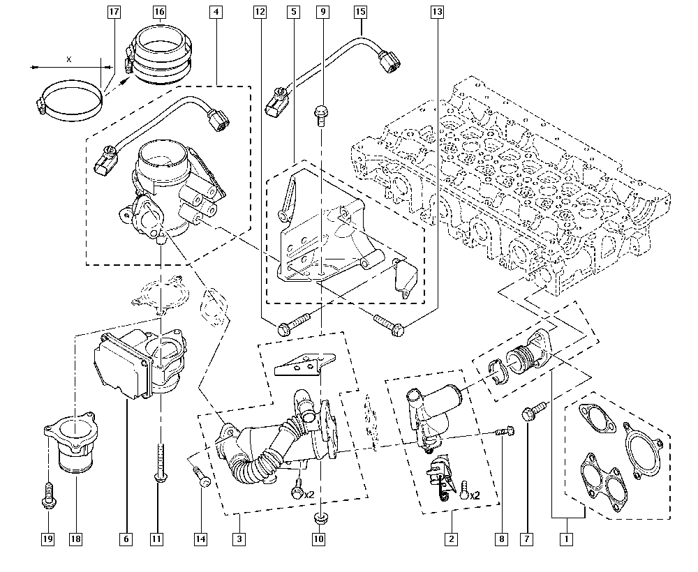 RENAULT 147107644R - EGR Valf furqanavto.az