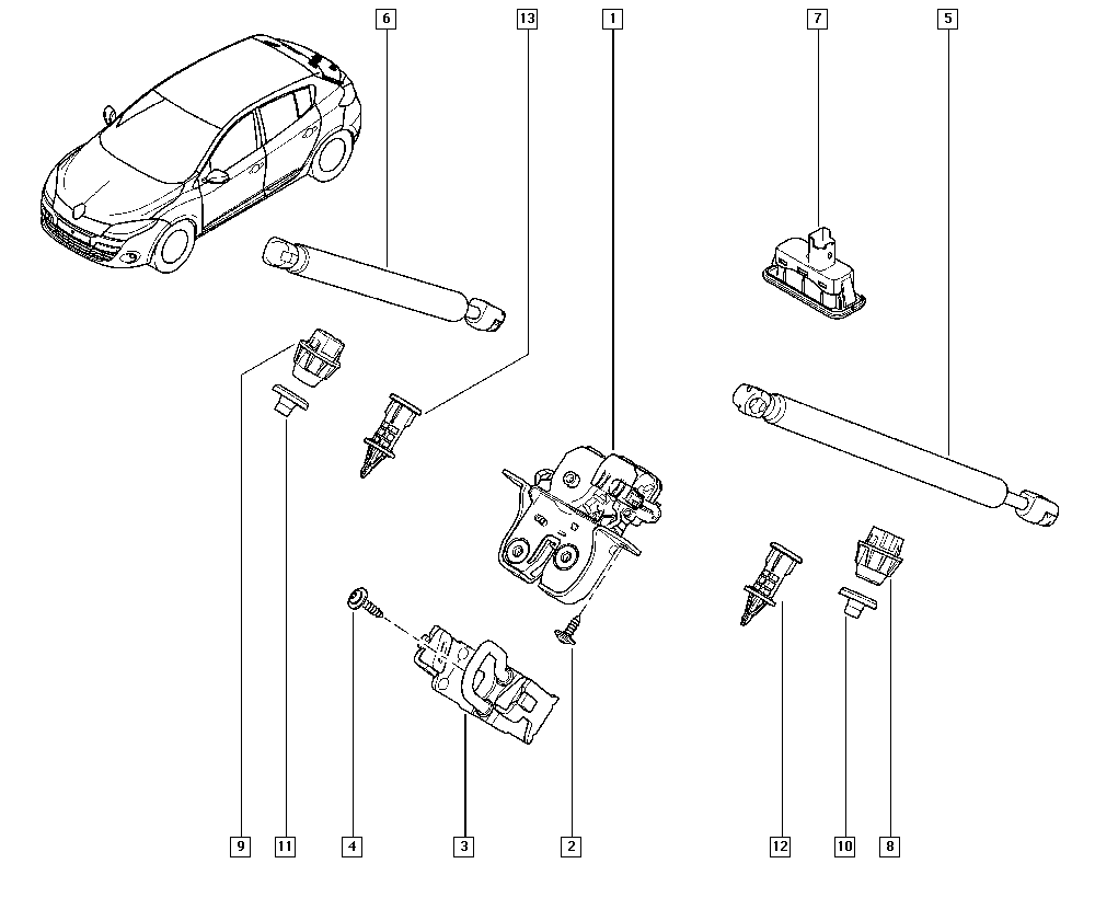 RENAULT TRUCKS 904510001R - Qazlı bulaq, baqaj, yük yeri furqanavto.az