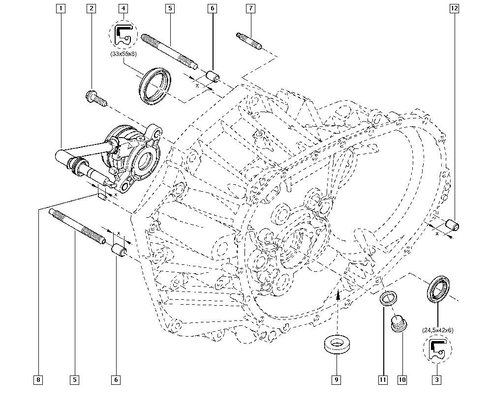 NISSAN 30620-6822R - Mərkəzi Qullu Silindr, mufta furqanavto.az