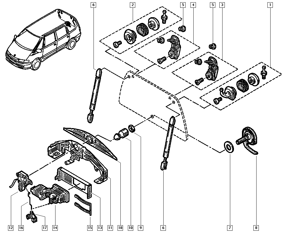 RENAULT 6025306563 - Qaz bulaq, arxa şüşə furqanavto.az