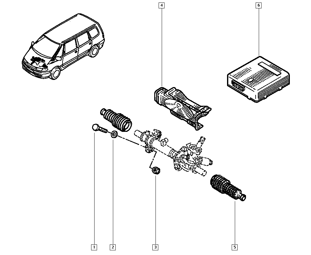 DACIA 6025370231 - Körük, sükan furqanavto.az