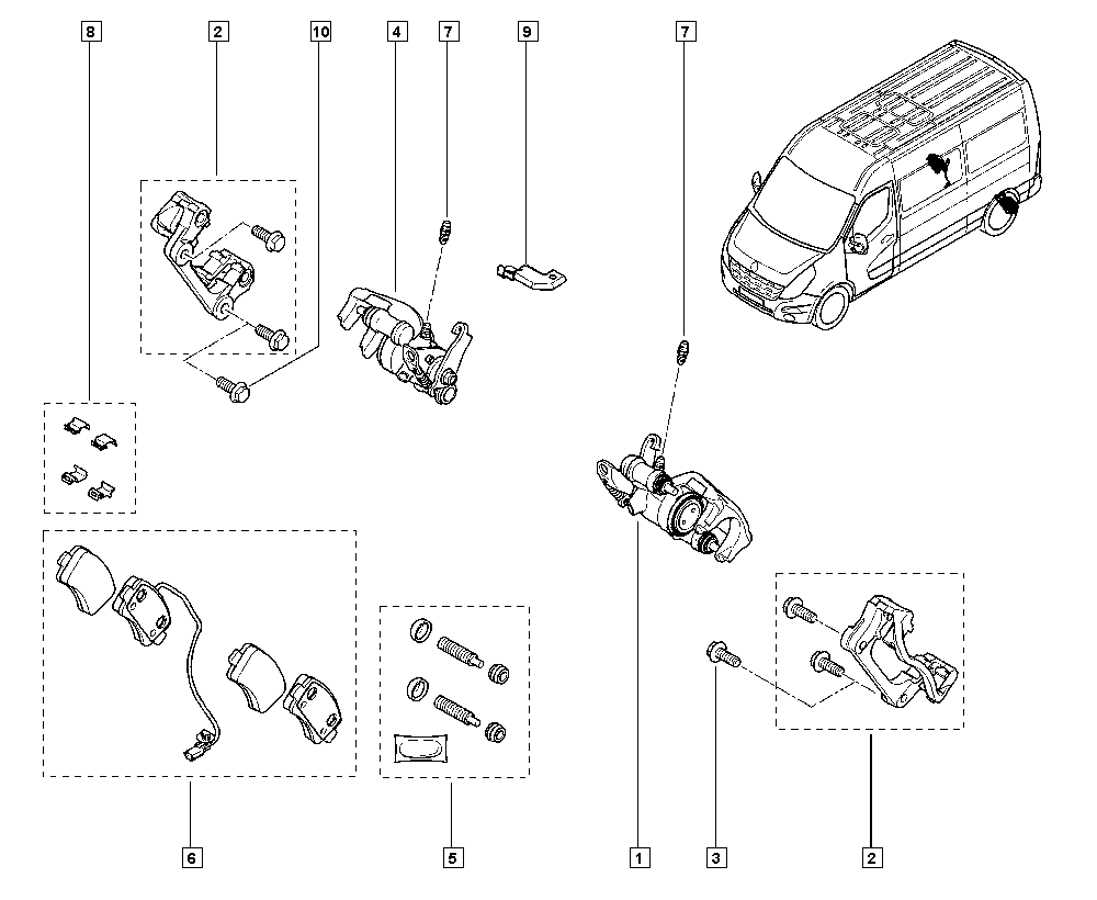 RENAULT 440601186R - Əyləc altlığı dəsti, əyləc diski furqanavto.az