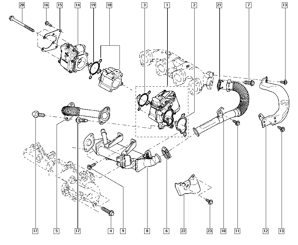 RENAULT 147105543R - EGR Valf furqanavto.az