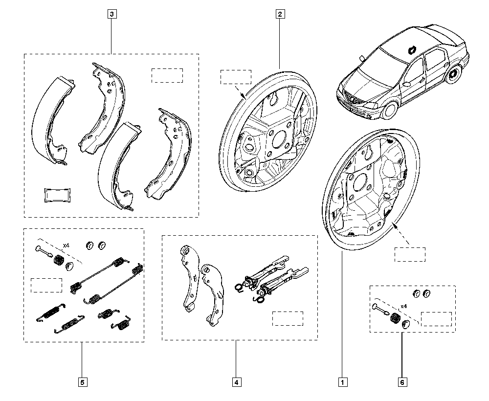 RENAULT 60 01 551 409 - Əyləc Başlığı Dəsti furqanavto.az