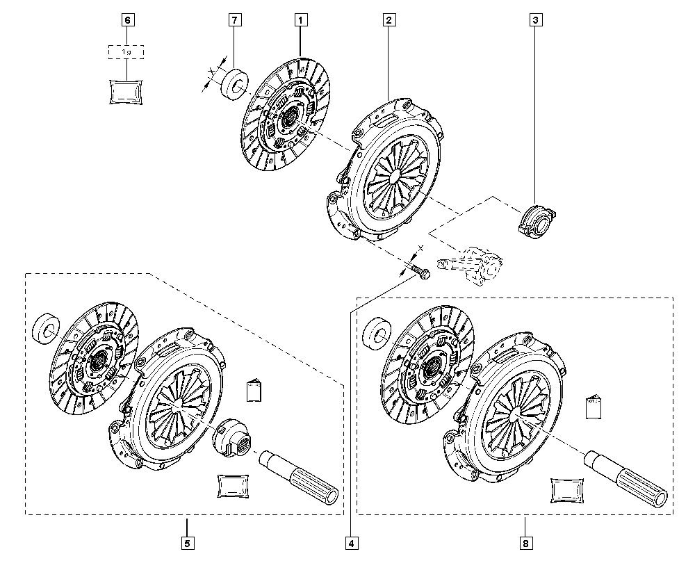 RENAULT 77 01 477 017 - Debriyaj dəsti furqanavto.az