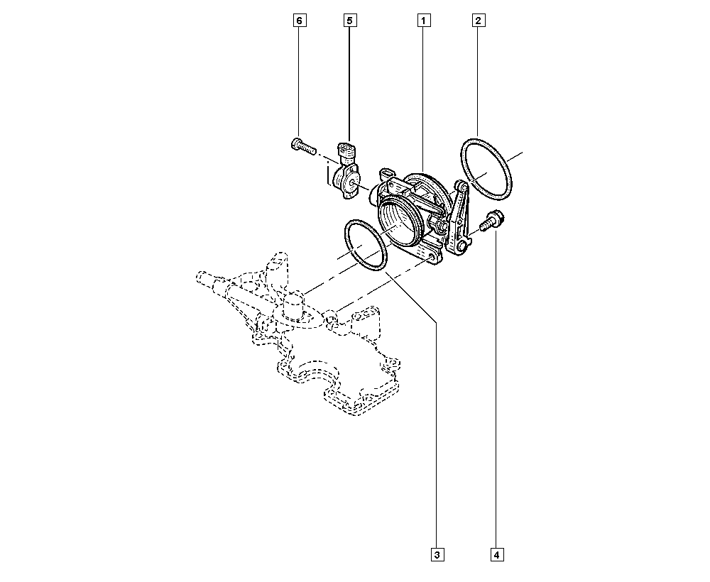 RENAULT 161192787R - Trottle gövdəsi furqanavto.az