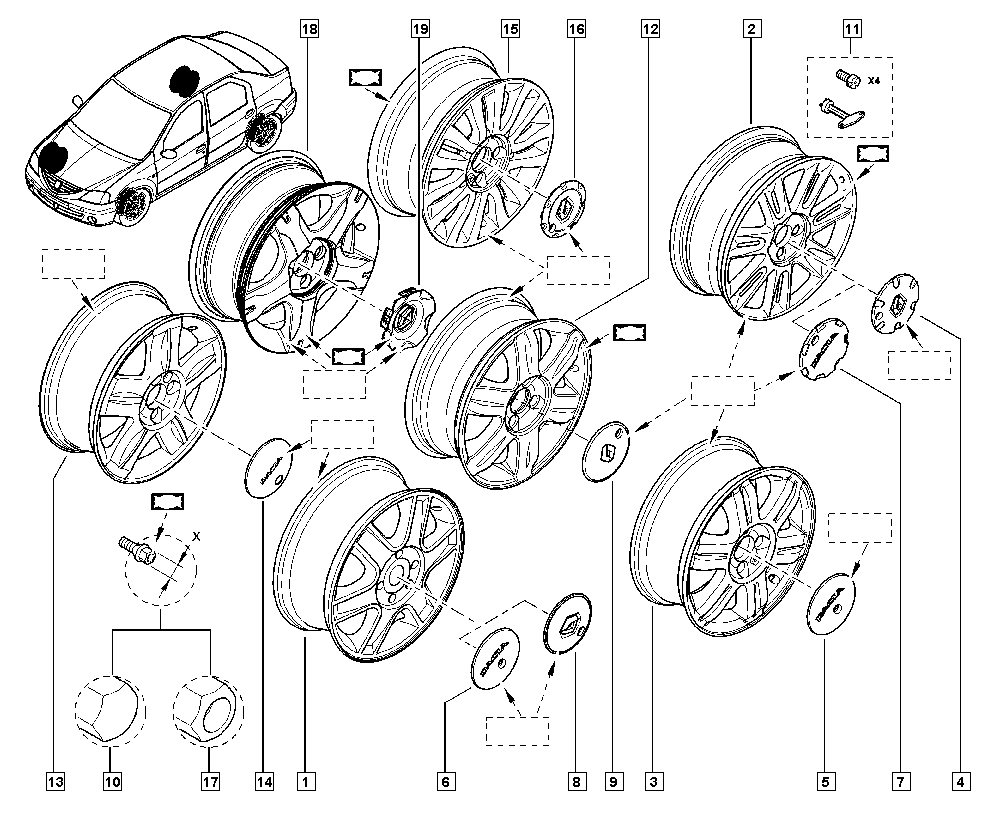 LADA 7703003008 - Təkər dirəyi furqanavto.az