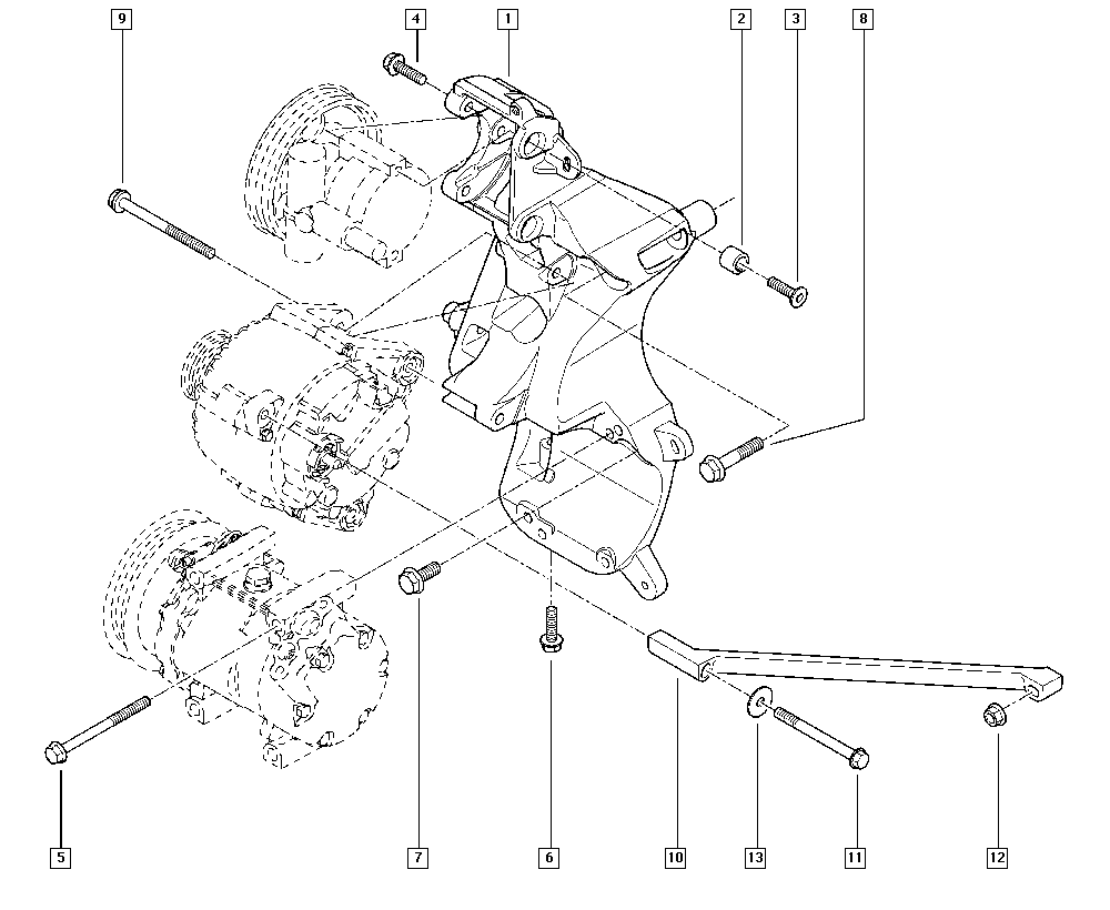 NISSAN 7703002209 - Kompressor, kondisioner furqanavto.az